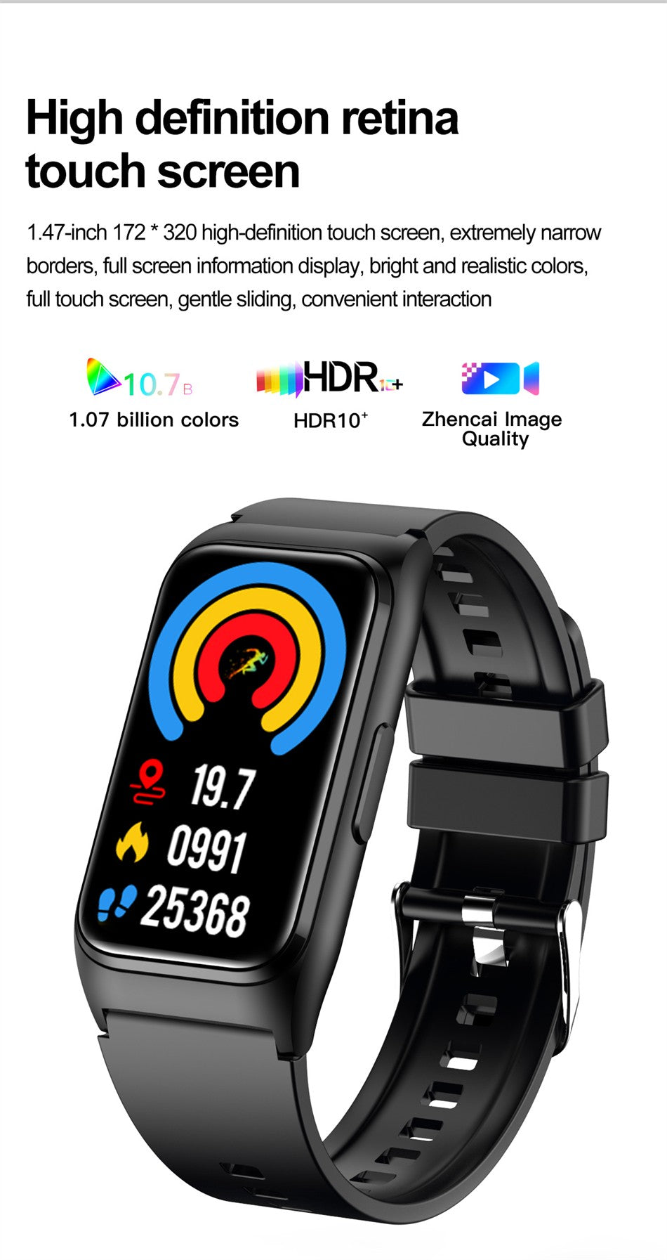 ECG+PPG Smart Watch Health Monitoring Blood Pressure Uric Acid Blood Fat bracelet Bluetooth Call Reminder Waterproof SmartWatch