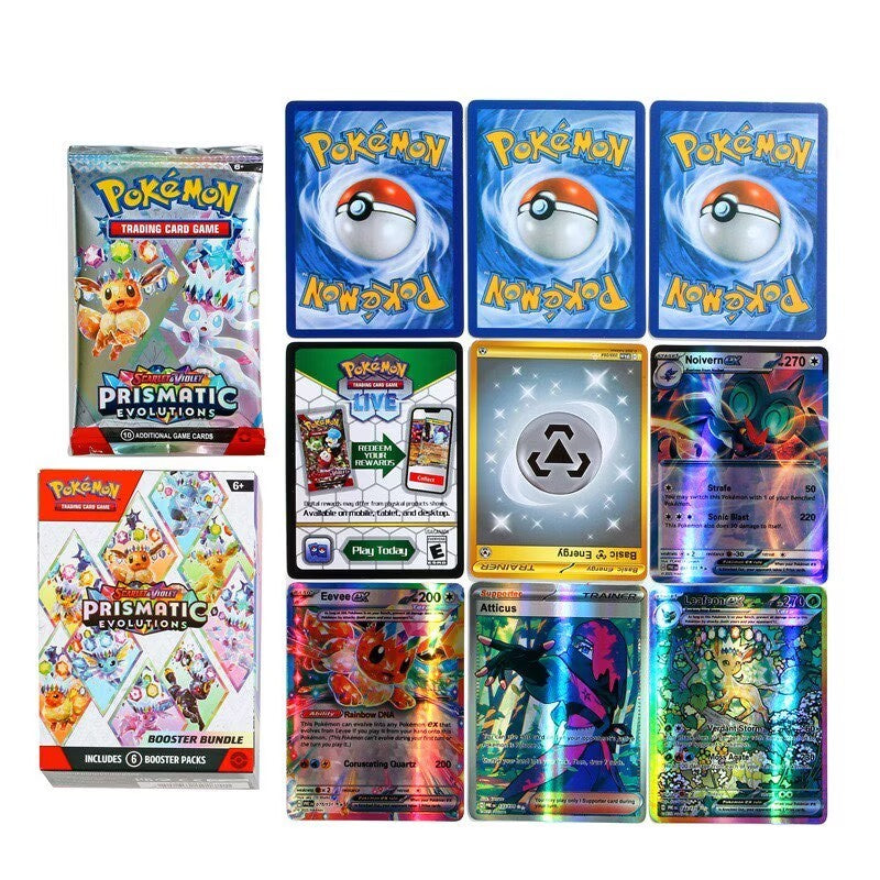 Original Pokemon Trading Card PTCG English Version ME01 MEGA EVOLUTION prismatic Enhanced Display Box ETB Bundle Cards Gifts