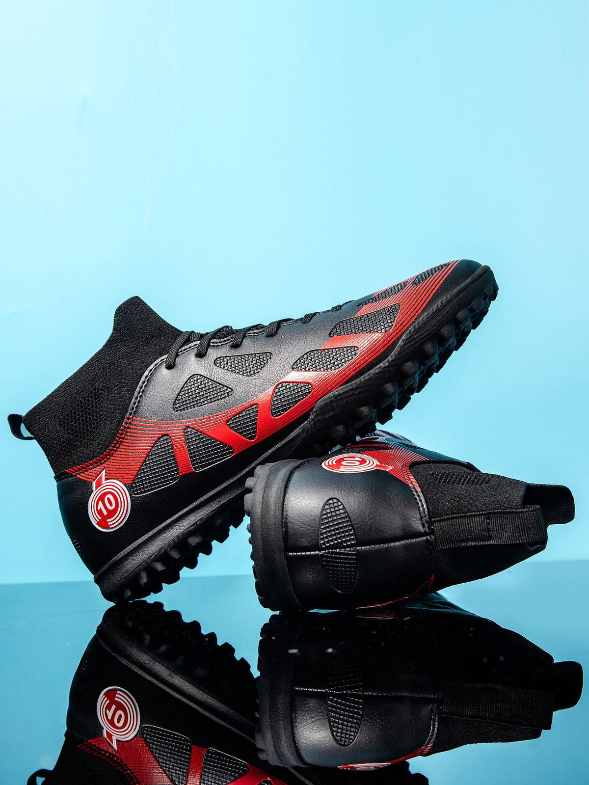 High Ankle Sports Footwear Fg/Tf Kids Soccer Cleats Football Boots Professional Men's Soccer Shoes