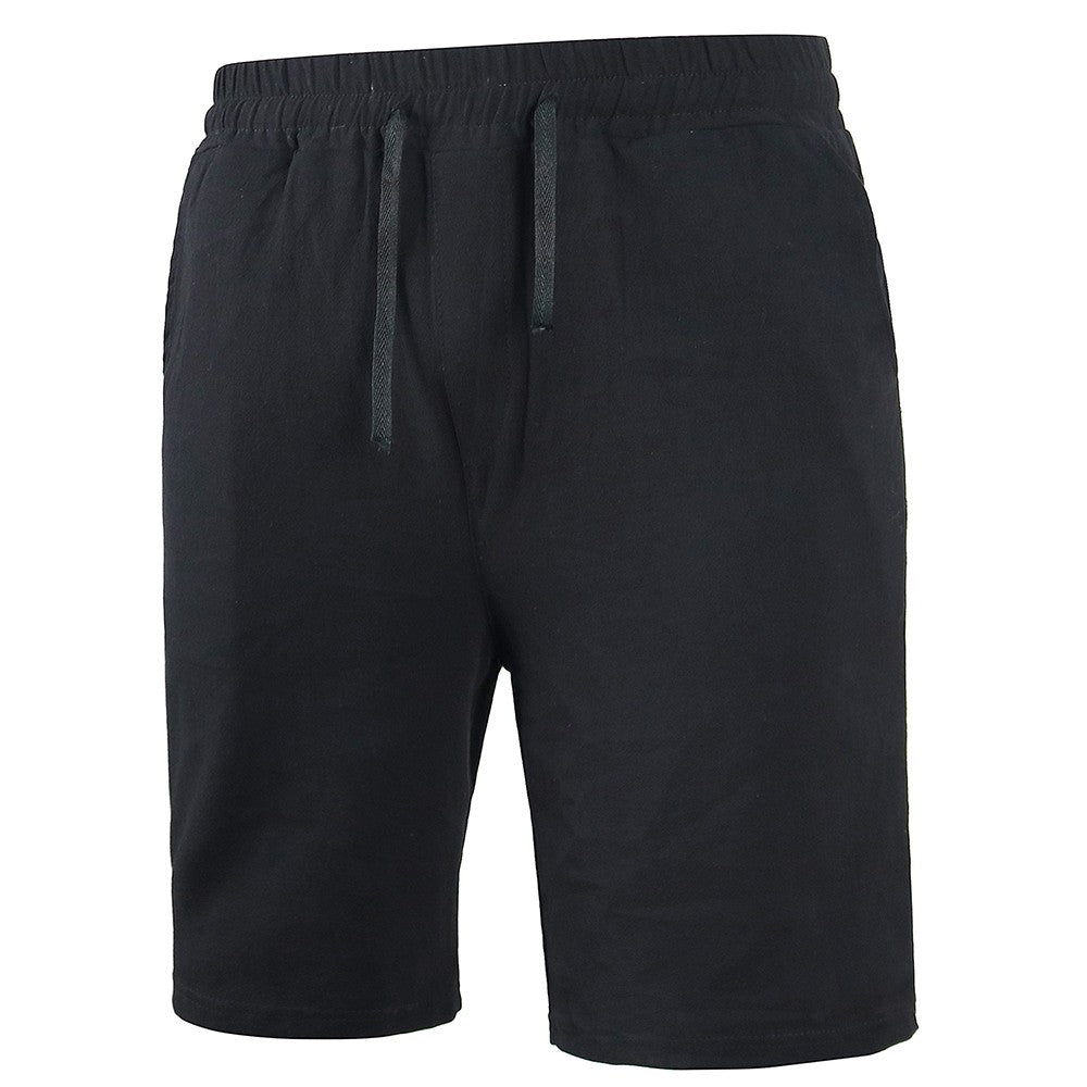 KB New Men's Cotton Linen Shorts Pants Male Summer Breathable Solid Color Linen Trousers Fitness Streetwear S-3XL