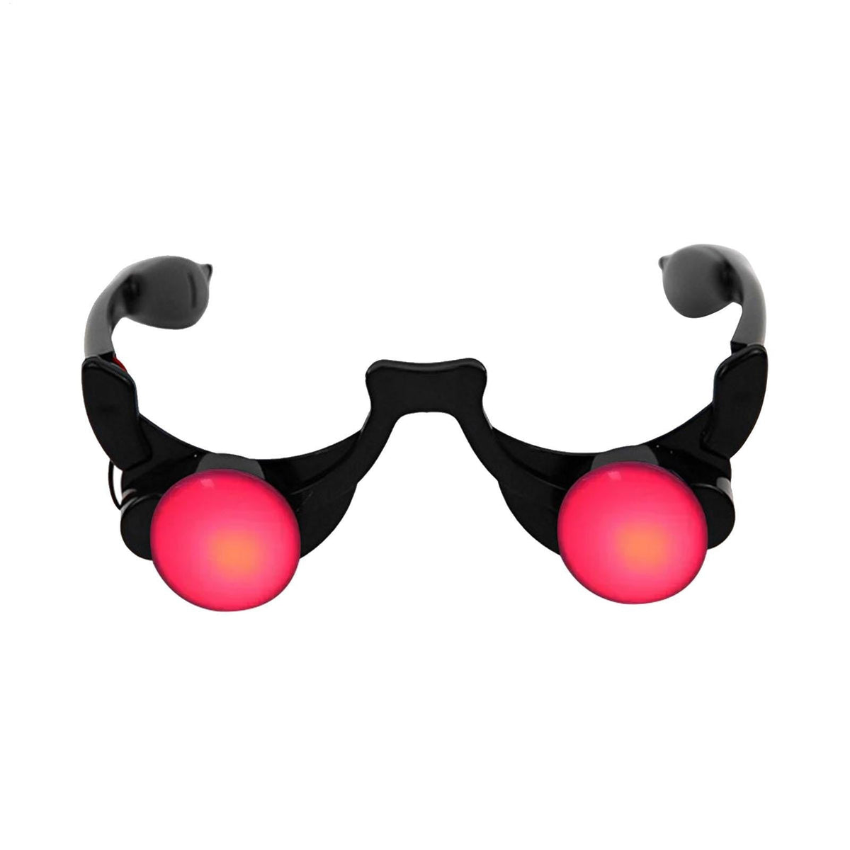 Light Up LED Eyewearing Halloween Glow Glasses Scary Red Glowing Eyes LED Glasses Festive Halloween LED Glowing Eyeglasses