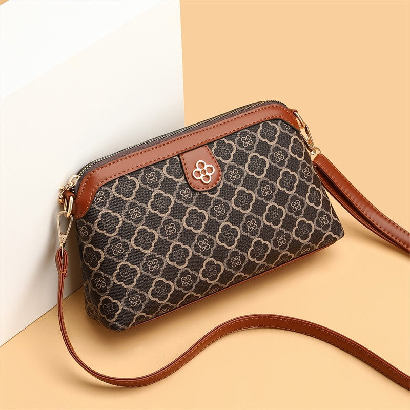 High Quality PU Leather Shoulder Bags Women Small Crossbody Bag Luxury Handbag Lady Messenger Bag Simple Shell Phone Satchels