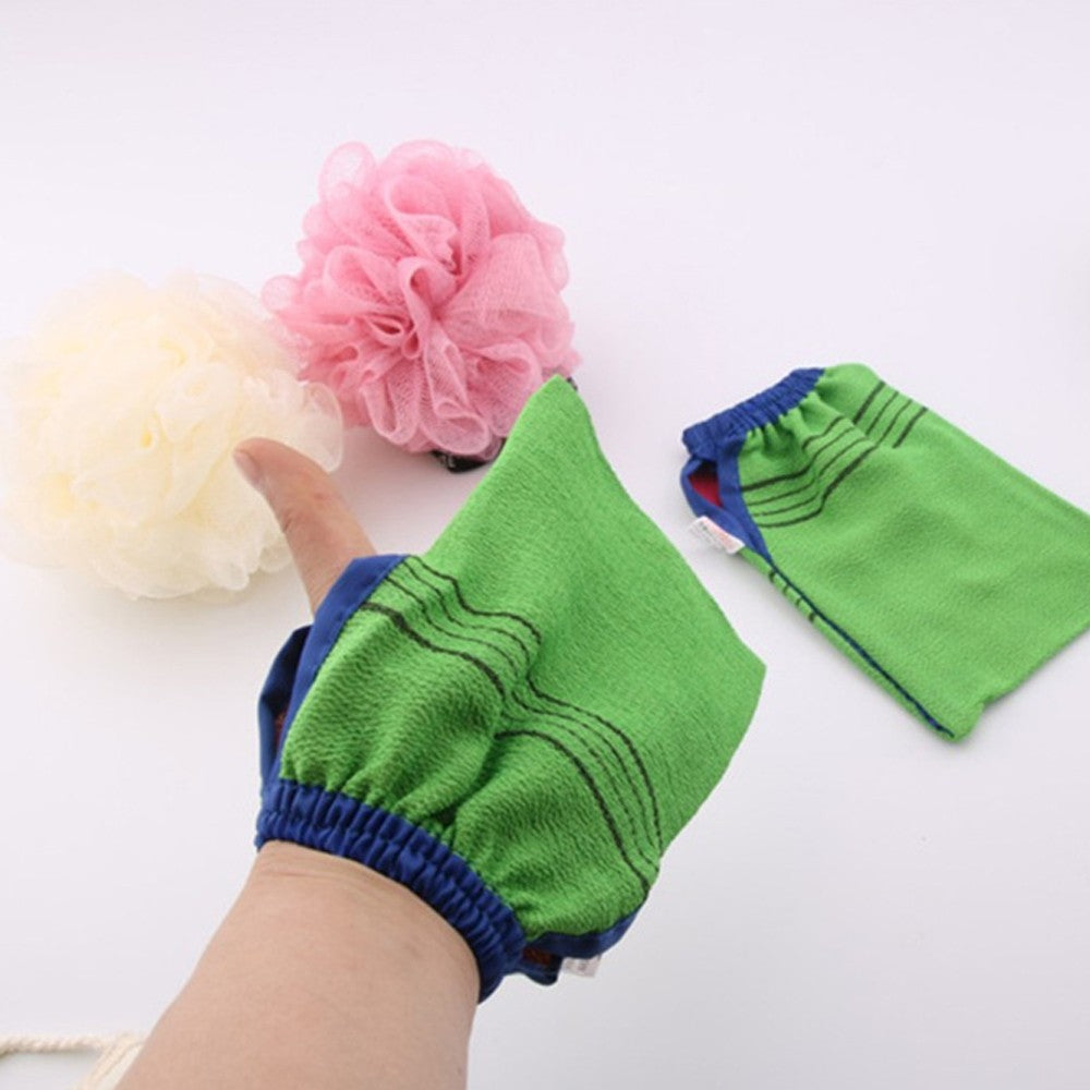 Exfoliating Bath Towel Korean Washcloth Body Massage Scrub Shower Towel SPA Portable Grain Brush Peeling Dead Skin Gloves Adults
