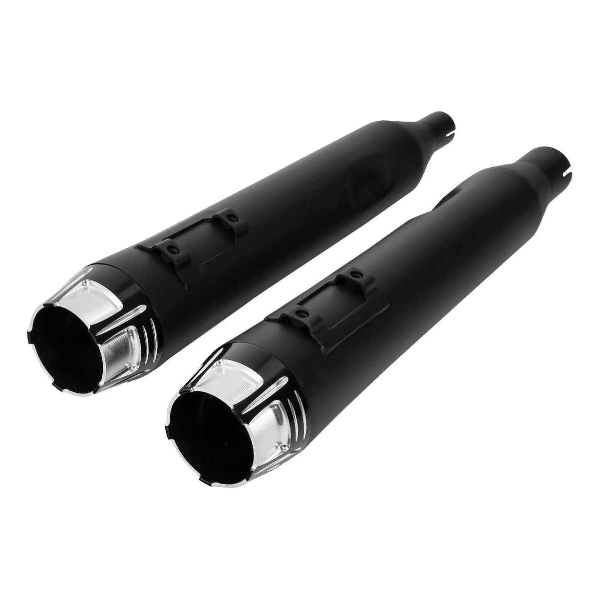 Motorcycle Slip On Mufflers Exhaust Pipes For Harley Street Glide Road King Electra Glide Ultra Limited FLTRX 2017-2022 2021 18
