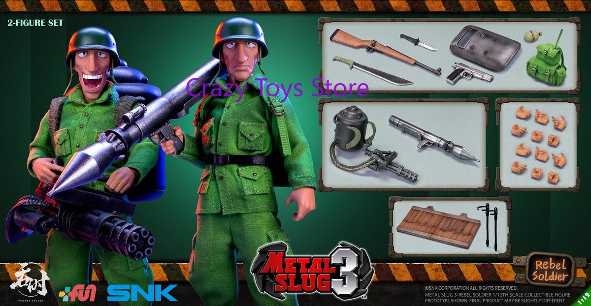 In Stock TUNSHI TS-012 1/12 Metal Slug LEONA Heidern Double Head Full Set 6 Inch Action Figure Model Toy