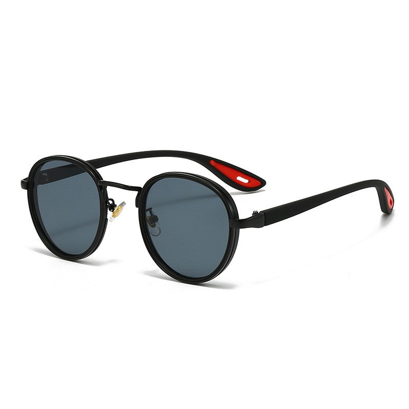 Vintage Designer Outdoor Sunglasses Men Round Fashion Plastic Titanium High Quality Sun Glasses Man UV Protection Glasses Woman