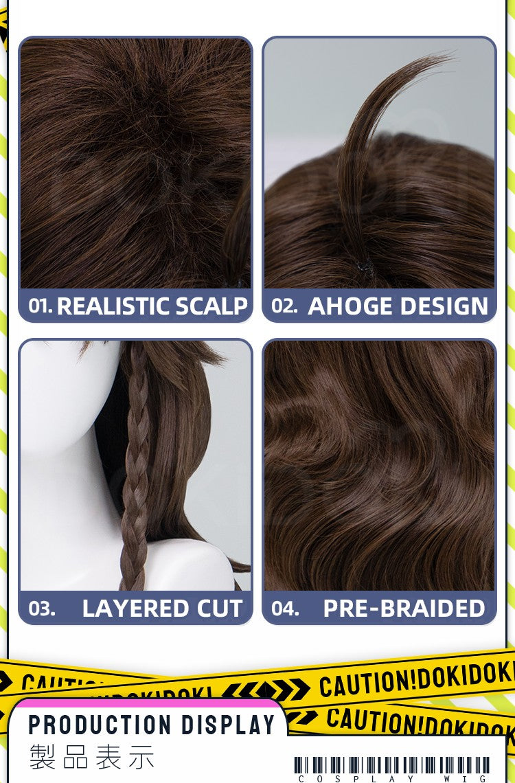 ?Ready for Ship?Idia Malleus Leona Vil Crowley Wig Game Cosplay DokiDoki Men 120cm Long Hair Fiber Idia Halloween Free Wig Cap