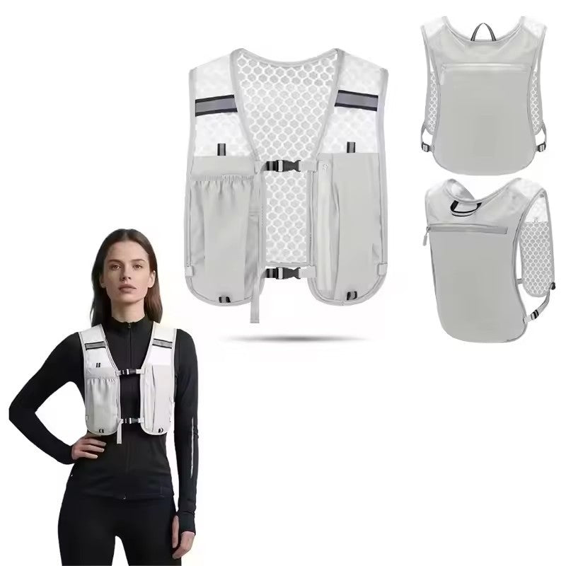 Cycling Running Hydrating Vest Ultralight Breathable Hydrating Backpack Bicycle Water Bag Outdoor Hiking Marathon Sports Vest