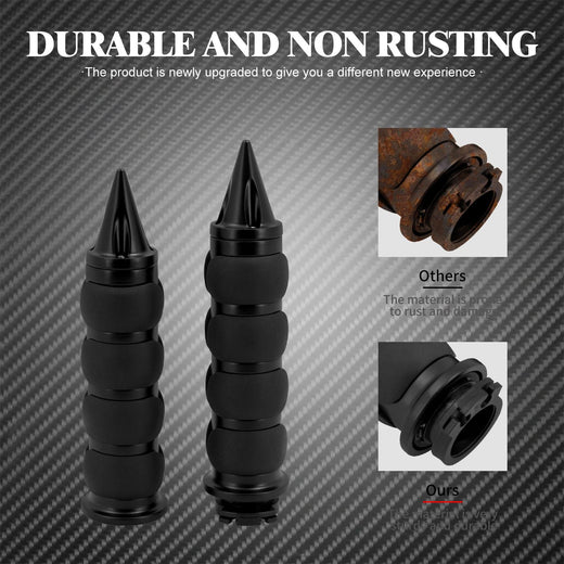 Motorcycle Hand Grips 1" 25mm Handlebar Handle Bar Universal For Harley Sportster XL1200 Touring Street Glide FLHR Dyna FXDL FLS