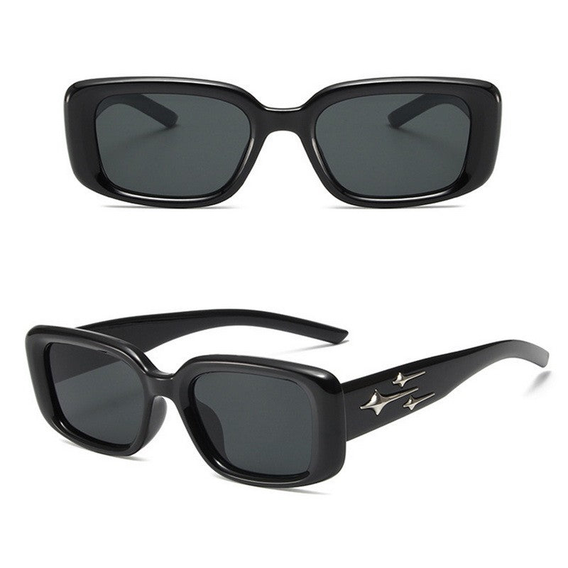 New Retro Y2K Style Small Square Sunglasses Women Cat Eye Sunglasses Fashion Colorful Mirror Goggles Men Punk Sports Sun Glasses