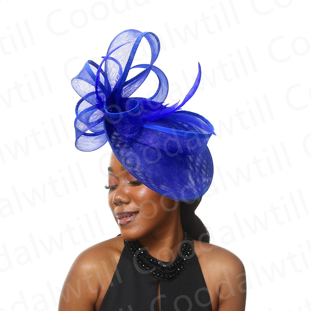 Bride Wedding Mesh Fascinators Church Hat Ladies Women Derby Big Fascinator Hats Party Event Headpiece Bride Wedding Pillbox Cap