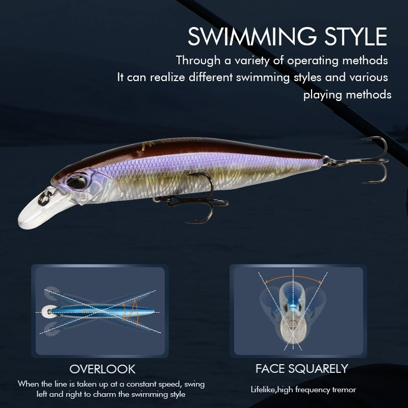 MEREDITH JERK MINNOW 100F 14g Floating Wobbler Fishing Lure 24Color Minnow Lure Hard Bait Quality Professional Depth0.8-1.0m