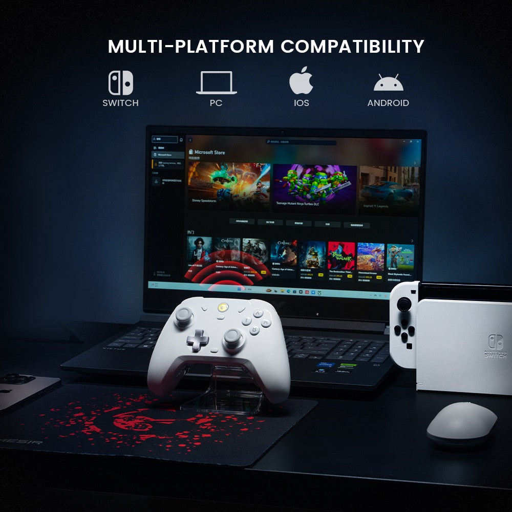 GameSir Cyclone Pro Wireless Switch Controller Bluetooth Gamepad with Hall Effect for Nintendo Switch iPhone Android Phone