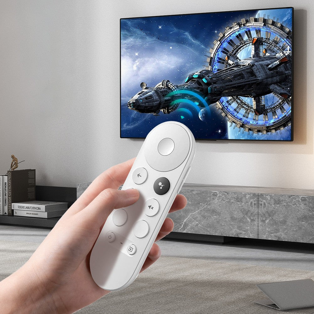 G9N9N Remote Control Bluetooth-Compatible Voice Universal Remote Control Remote Controller for Google TV Chromecast 4K Snow