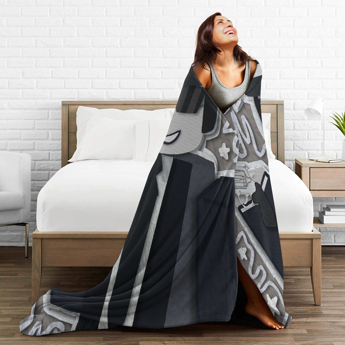 Forsaken Chance Profile Picture Blanket Quality Soft Throw Blanket Autumn Girls Boys Outdoor Street Trend Bedspread
