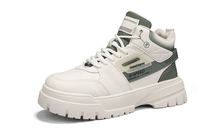 Men's autumn casual high-top sneakers, men's walking sneakers, outdoor sneakers, men's sports shoes, soft-soled walking shoes