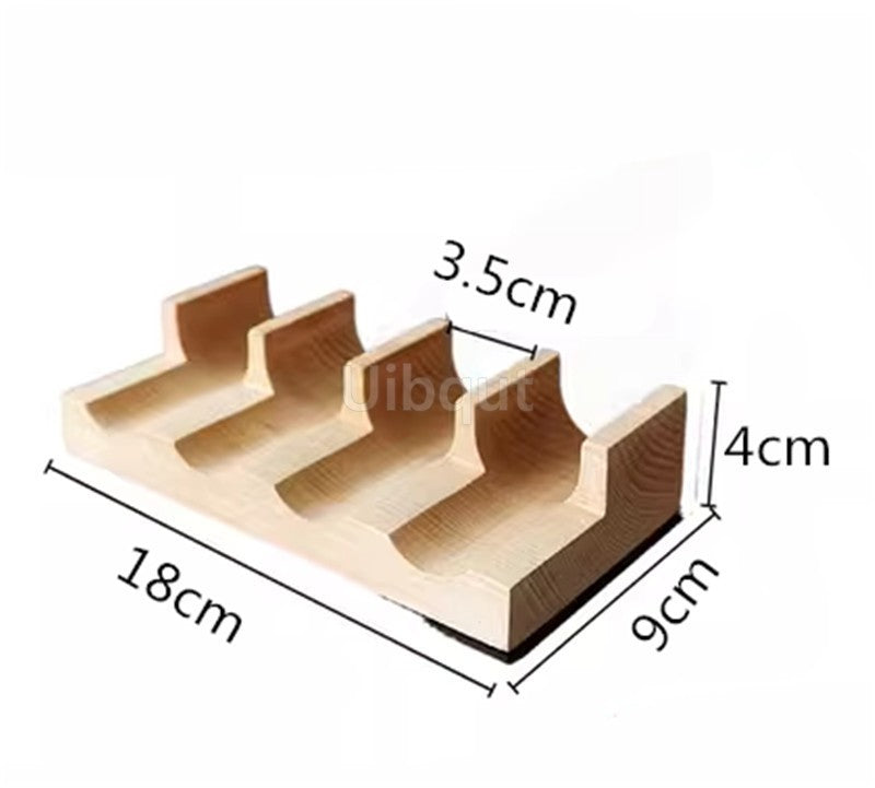 Japanese Sushi Rack shop tool Wooden Taco Snack Food Holder Wood Plate Cuisine Stand Sashimi Sushi Boat Restaurant Hotel Home