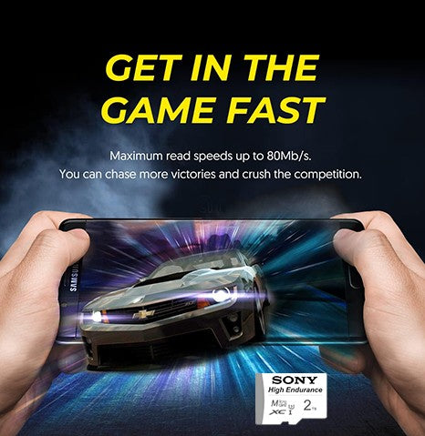 SONY High Endurance Micro TF/SD Card 512GB 64GB 128GB 256GB Memory Card Up to 100MB/s Flash Card TF Card for Monitoring Dashcam