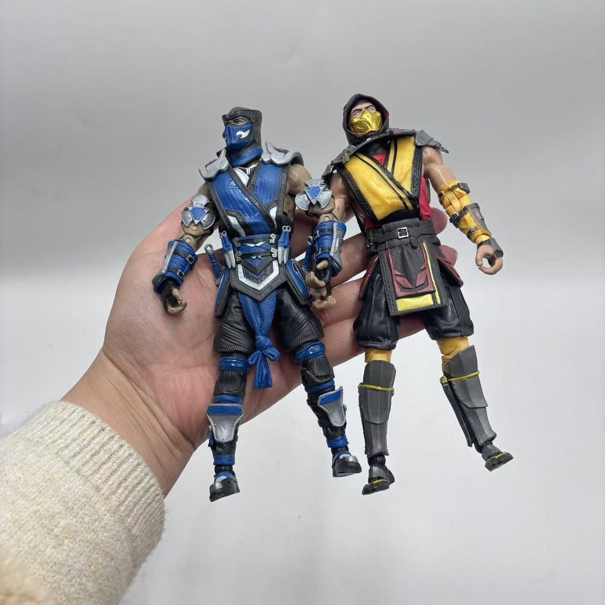 Game Mortal Kombat Spawn Sub Zero Scorpion Kitana Liu Kang 7" Articulated Action Figure Toys 17cm Game Figurines Collectible Toy