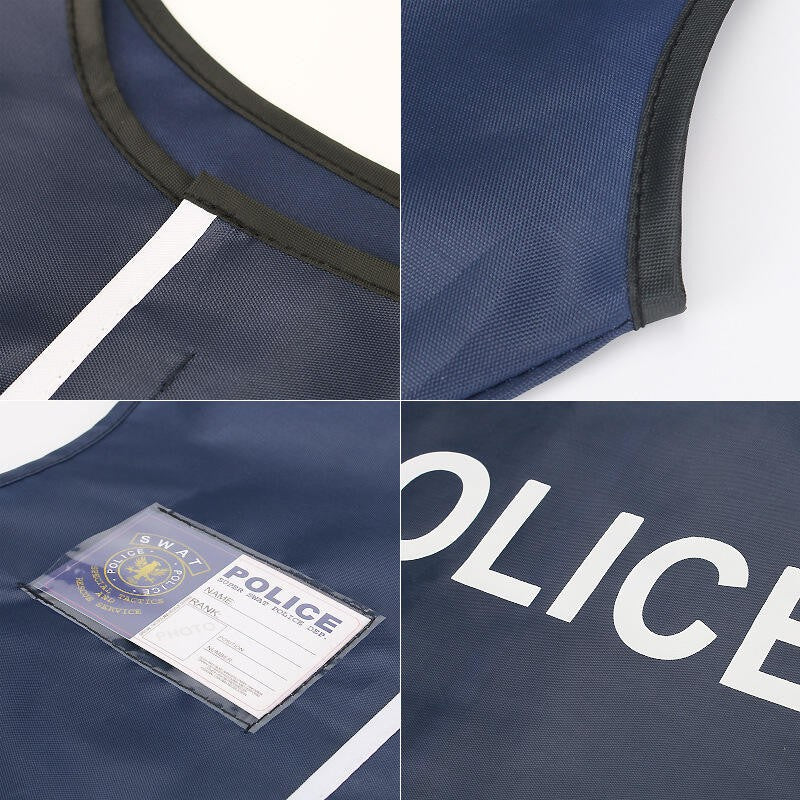 Police Cosplay Costumes for Unisex, Police Toys, Policeman, Compass, Whistle, Police Badge, Carnival Costume Props, Halloween