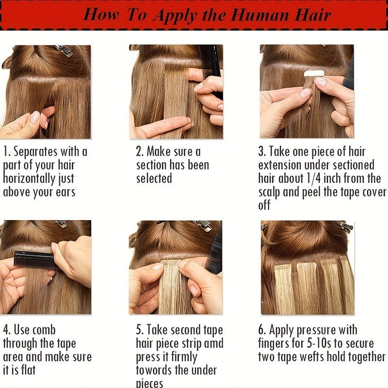 HAIRTIME Cuticle Aligned Virgin Natural Hair Extension Human #27 Tape Russian 100% Remy Hair Extension Tape in Vendors