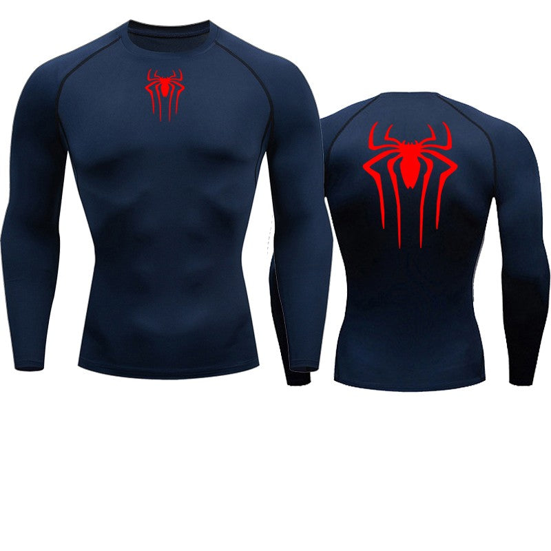 Sun Protection Sports Second Skin Running T-Shirt Men's Fitness Rashgarda MMA Long Sleeves Compression Shirt Workout Clothing
