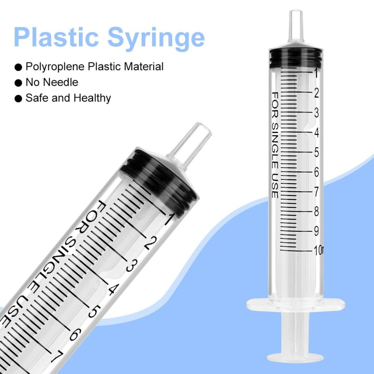 20pcs 5/10/20ml No Needle Plastic Syringe Glue Pet Feeding Liquid Cosmetics Measuring Refilling Tools Individually Packaged