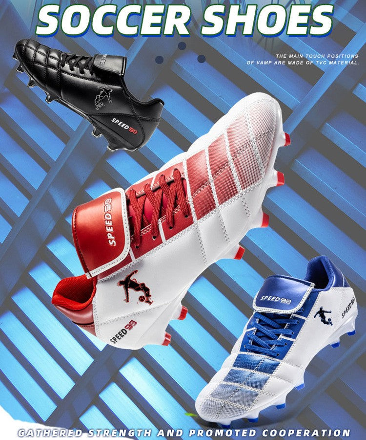 New Men Football Field Boots Studded Society Indoor Cleats Soccer Shoes TF/FG Comfortable Unisex Outdoor Match Training Sneaker