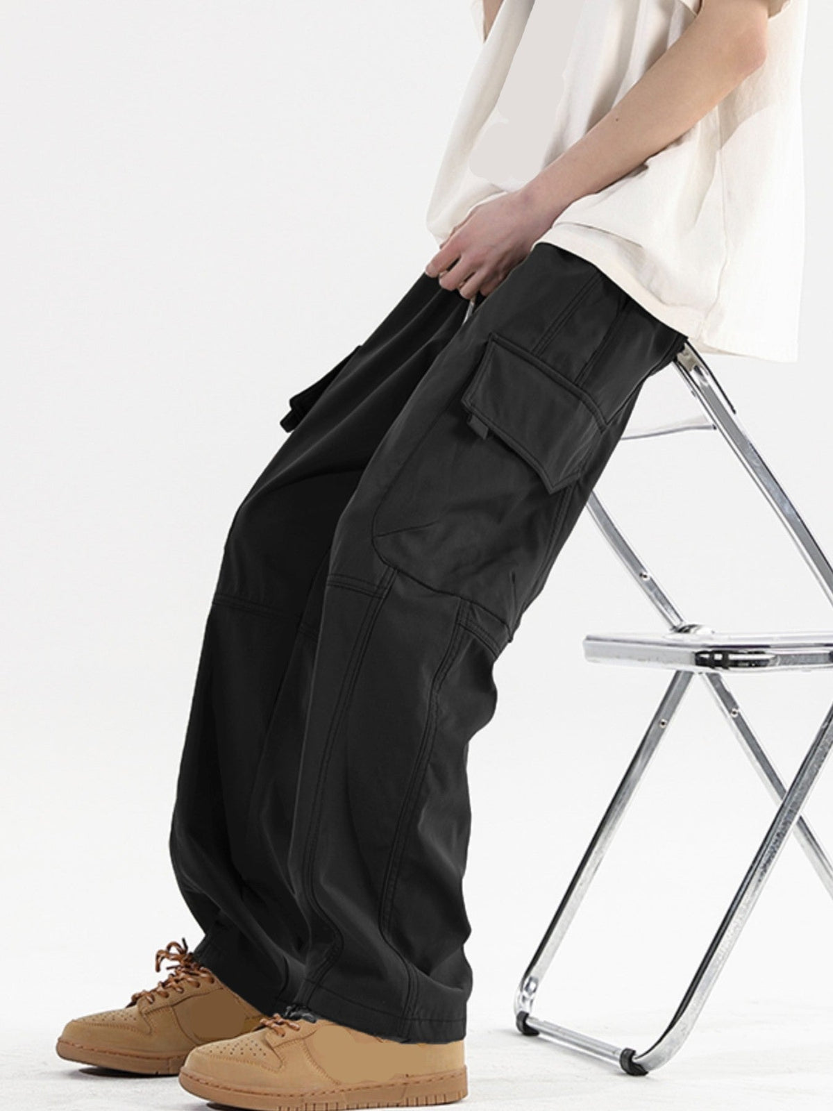 Casual Cargo Pants For Men Plus Size Quick Drying Sports Outdoor Waterproof Men's Work Pants Streetwear Male Sports Sweatpants