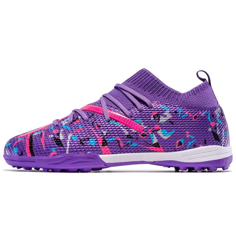 Mens Football Field Boots Ultralight Turf Indoor Society Training Soccer Shoes Cleats for Kids Sneakers TF/FG Football Shoes