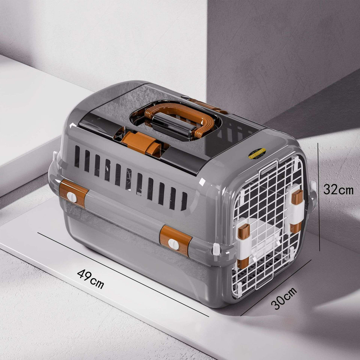 2025 New Cat Carrier Airline Approved,Portable Pet Carrier TSA Approved for Travel,Anti-Anxiety Outdoor Cat Bag for Car,Home Use