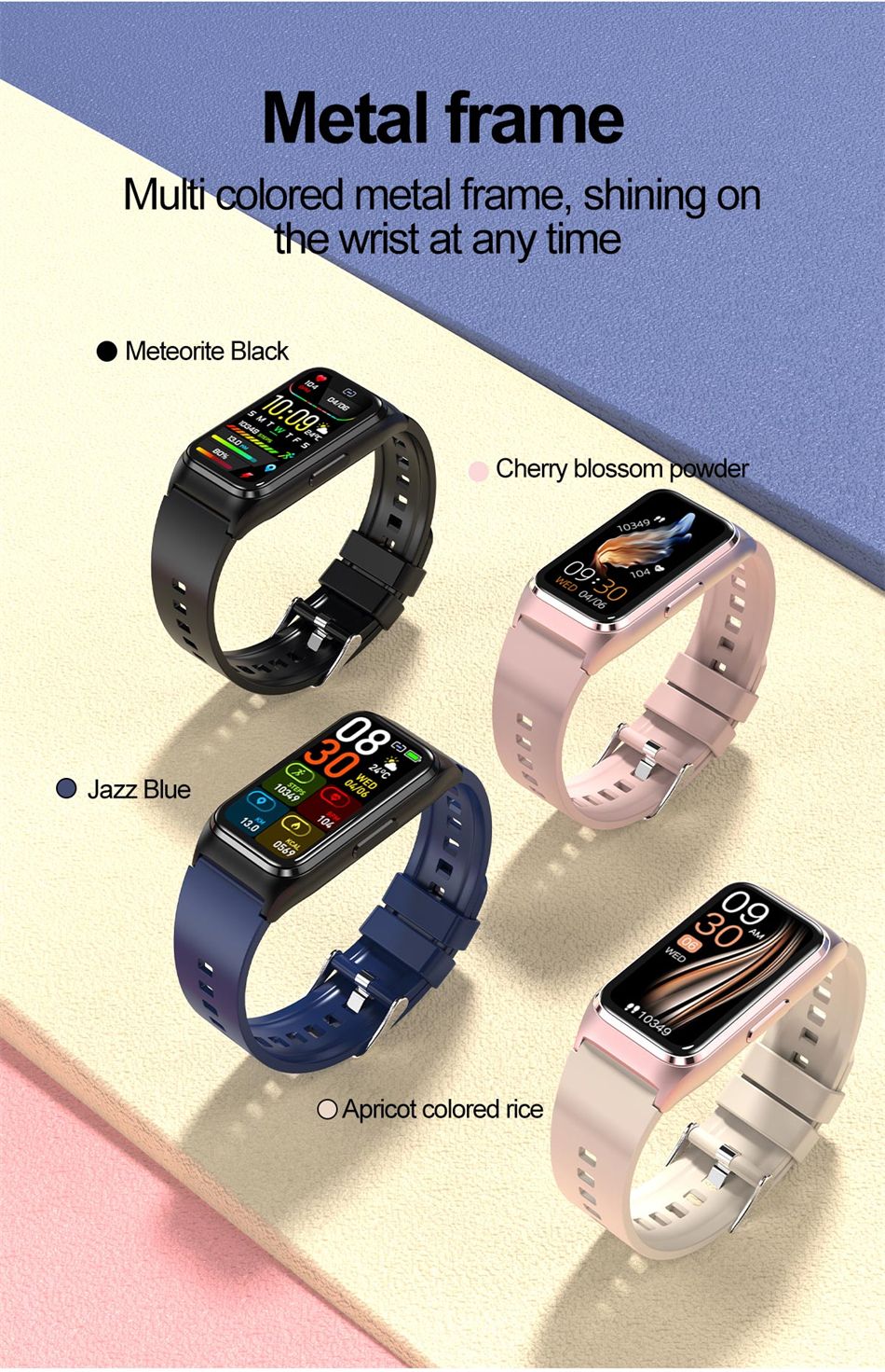 ECG+PPG Smart Watch Health Monitoring Blood Pressure Uric Acid Blood Fat bracelet Bluetooth Call Reminder Waterproof SmartWatch