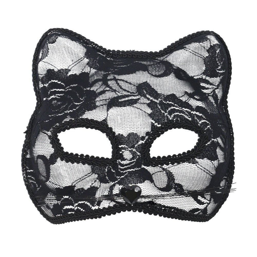 Cat Face Masquerade Mask Black White Lace Costume Accessories Costume Party Accessories Fun Prop Women Lace Mask Cosplay Event