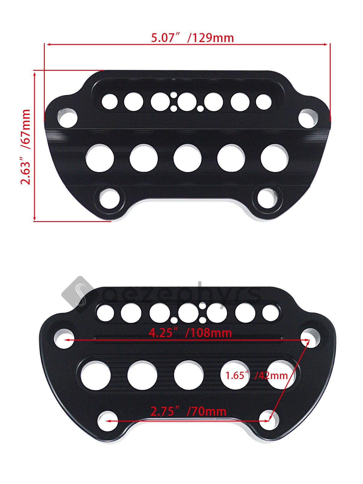 Motorcycle Side/Relocation Speedometer Bracket Cover Top Clamp Bar Riser Mount For Harley Sportster Iron XL883 Forty-Eight 95-20