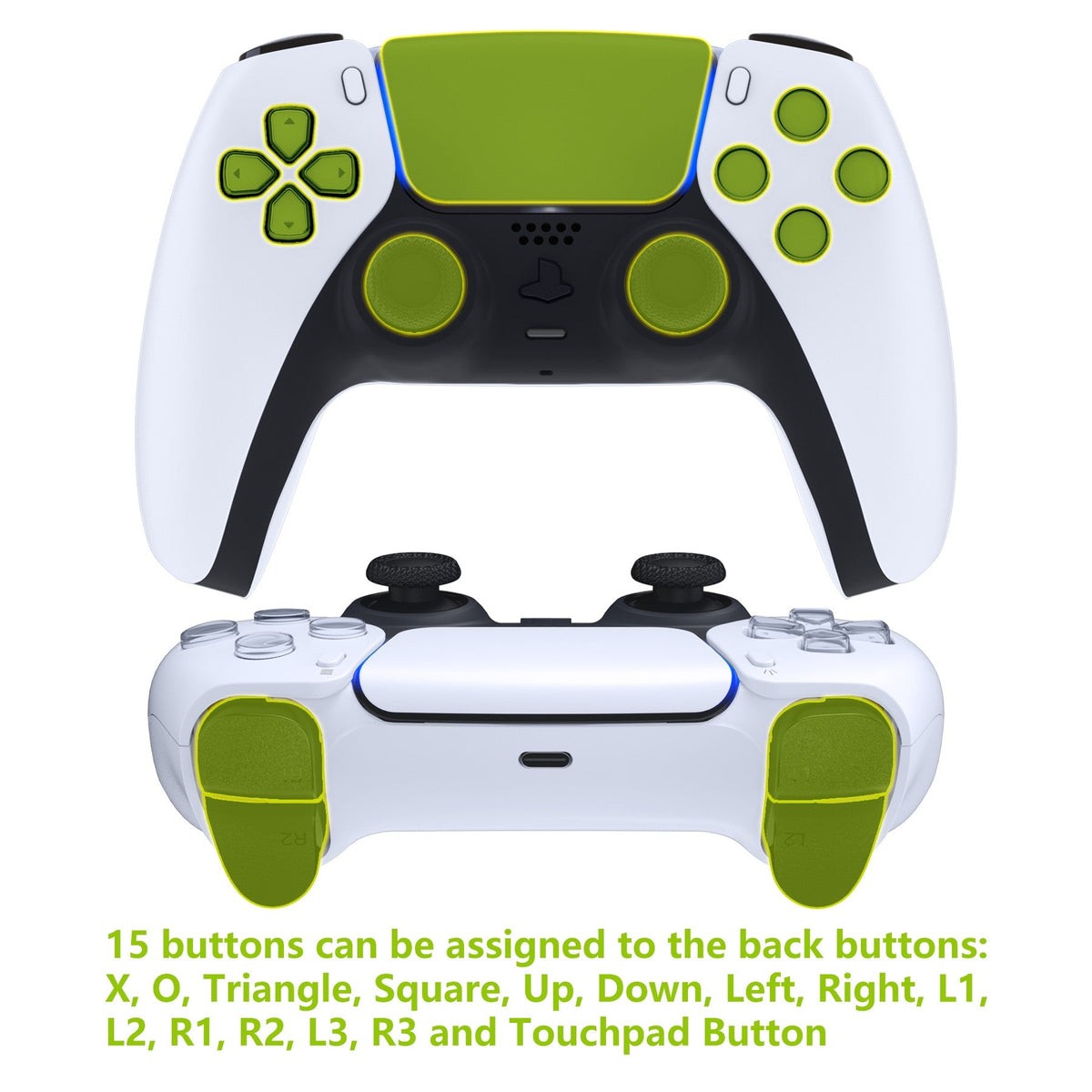 eXtremeRate Programable RISE4 V3 Remap Kit for ps5 Controller BDM-030/040/050, Upgrade Board & Redesigned Back Shell & Buttons