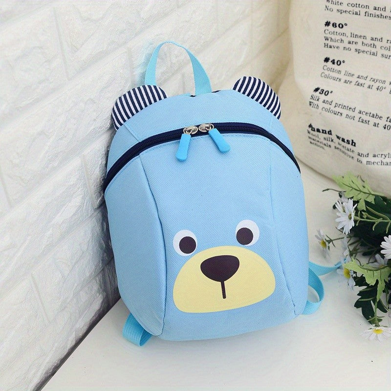 Bear 1-3 Years Old Anti-lost Schoolbag Piggy Cartoon Boys and Girls Kindergarten Primary and Secondary School Backpack