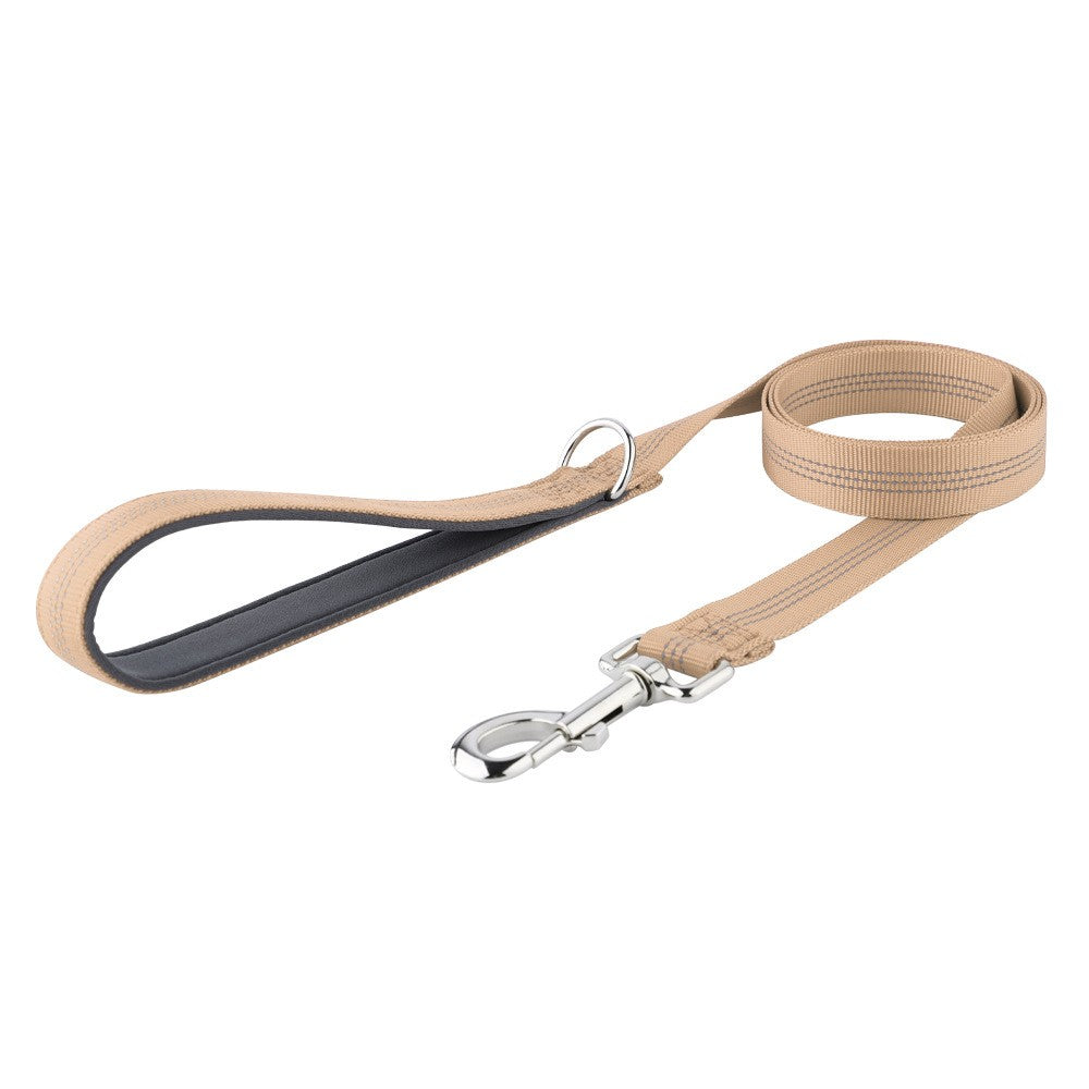 Dogs Leads Leashes Reflective Drawstring Pet Leash Explosion-proof Medium Large Dog Running Leash Wear-resistant and Durable