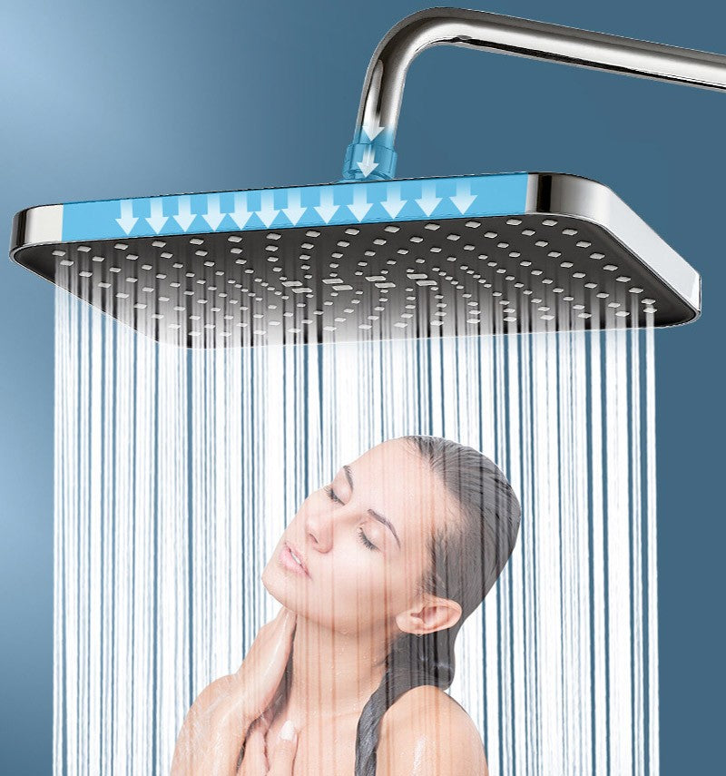 360 ° rotating water-saving shower head top spray pressurized shower head new 14 inch high-pressure shower head high flow
