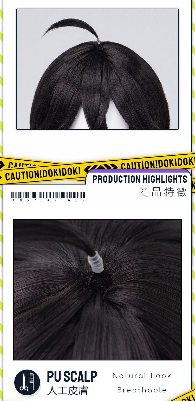 ?Ready for Ship?Idia Malleus Leona Vil Crowley Wig Game Cosplay DokiDoki Men 120cm Long Hair Fiber Idia Halloween Free Wig Cap