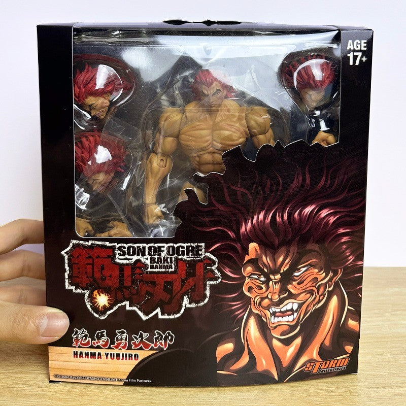 ST Baki Hanma Son Of Ogre Action Figure Hanma Yuujiro Figurine Ko Fighting PVC Collection Anime Yujiro Figures Model Toys Gifts