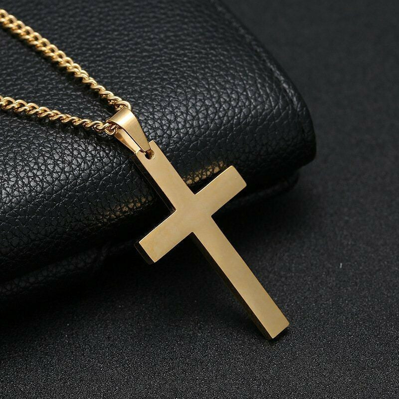 New Religion Christian Simple Necklace for Women Men Virgin Mary Jesus Cross Pendant Chains Fashion Jewelry