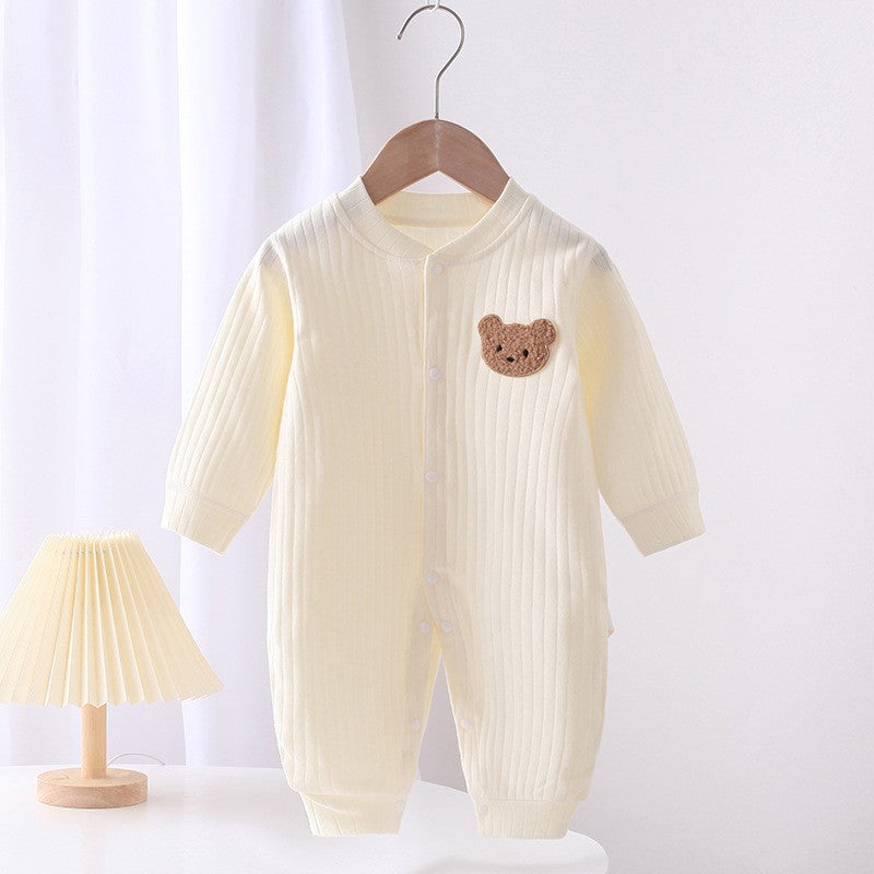 2025 New Infant Baby Girls Boys Knitted Jumpsuit Toddler Baby Girl Boys Long Sleeved Knitting Romper Children Clothes