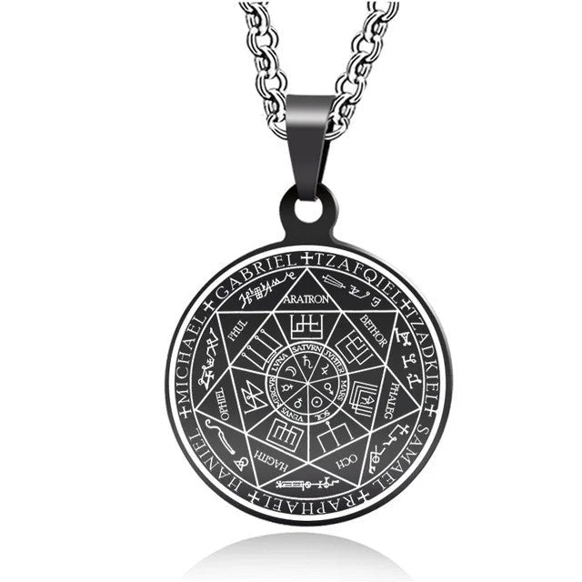 Rune Compass Necklace for Men Vintage High Quality Pendant Amulet Party Jewelry Gift