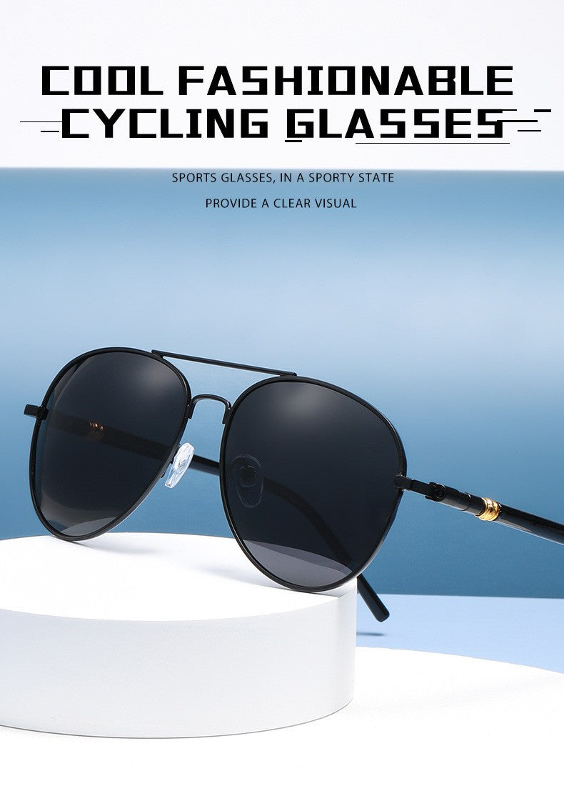 Pilot Men Classic Prescription Reading Sunglasses Black Lens Finished Presbyopic Readers Shade Outdoor Sun Glasses +1.0 to +4.0