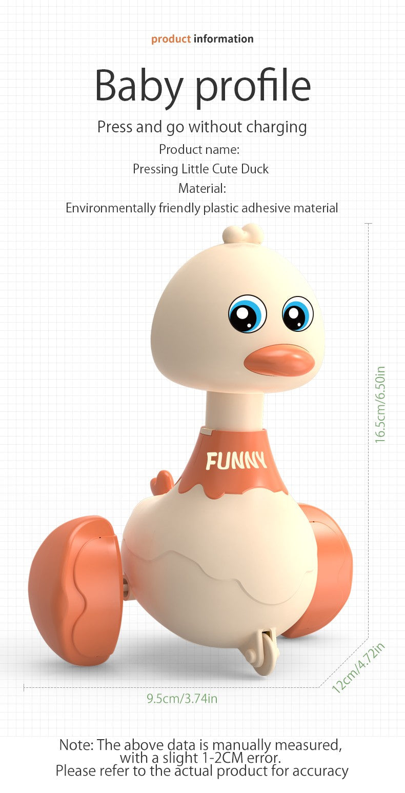 Baby Climb Toy Inertia Pull Back Cars Swing Duck Toy Cartoon Press Vehicles Glide Early Education Toys for Toddlers Boys Girls