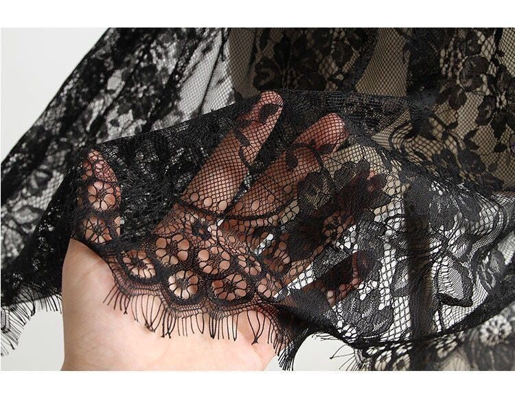 Transparent Sexy Lace Mesh Skirt Elastic High Waist Black White Tulle Mini Skirts Womens Skirt Korean Fashion