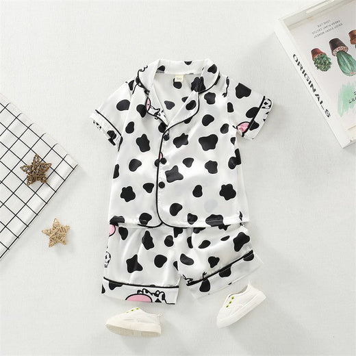 New Summer Baby Girls Clothes Suit Children Sleepwear Shirt Shorts 2Pcs/Sets Infant Pajamas Kids Clothing Toddler Casual Costume