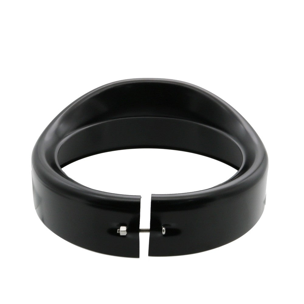 5.75 Inch Visor Headlight Trim Ring 5 3/4" Motorcycle Head Lamp Bezel Decorative Ring For Harley Sportster 883 1200 Dyna Softail