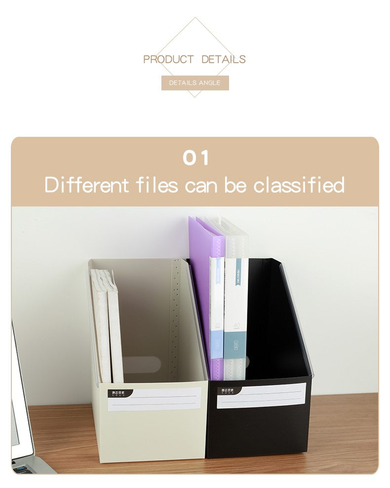 A4 Size Student Foldable Desktop Book Sorting Storage Box Office Stationery for Various Functions