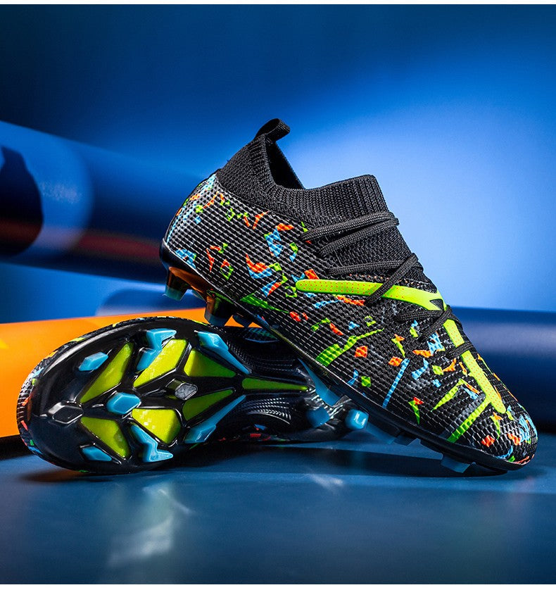 Mens Football Field Boots Ultralight Turf Indoor Society Training Soccer Shoes Cleats for Kids Sneakers TF/FG Football Shoes